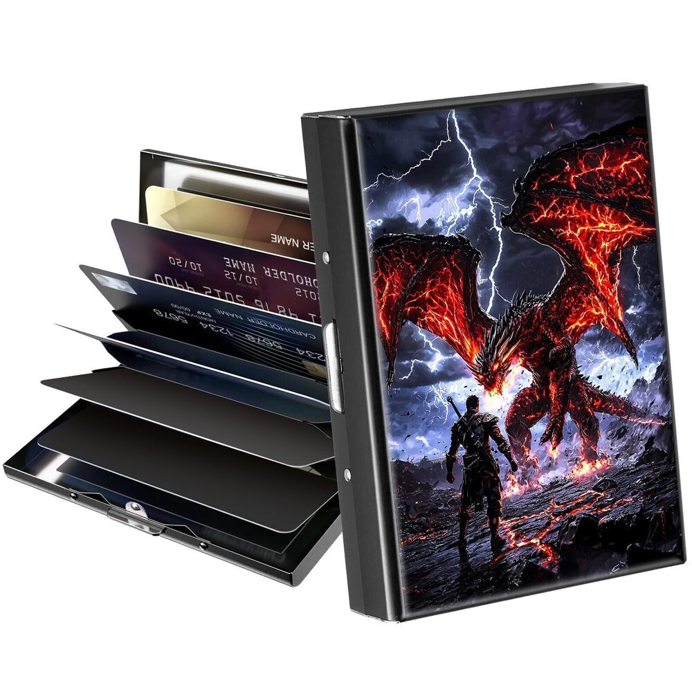 4087 Metal Wallet,Credit Card Holder ,Thin Slim Mini Aluminum Wallet RFID